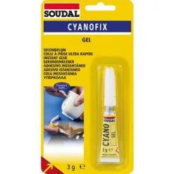 SOUDAL Colle Gel Ultra Rapide En Tube 3g