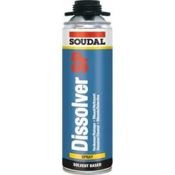 SOUDAL Diluant Dissolvant Dissol Spray, Incolore, Aérosol De 500 Ml