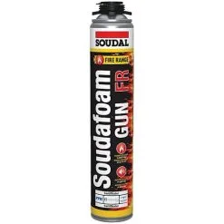 SOUDAL Bombe 750 Ml Mousse Coupefeu 4h Soudafoam Pistolable Gunvis
