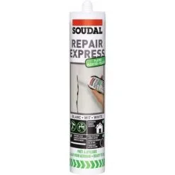 SOUDAL Plâtre Express Blanc, Cartouche De 300 Ml