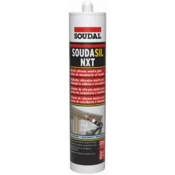 Cartouche De Mastic Silicone Transparent Neutre 300ml Soudal