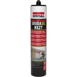 Cartouche De Mastic Silicone Transparent Neutre 300ml Soudal -SOUDAL Soldes Boutique 19198295 5