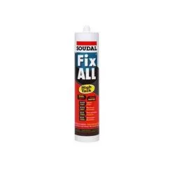 Fix All High Tack SOUDAL En Cartouche De 290ml Cartouche De 290 Ml | Cartouche(s) De 0 - Cartouche De 290 Ml