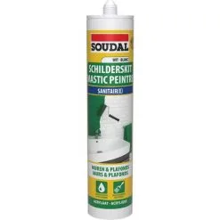 Kit Peinture Soudal Blanc Sanitaire 290ml - Blanc
