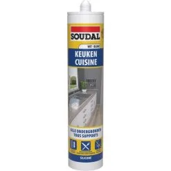Mastic Soudal Cuisine Extra Blanc 290ml - Blanc