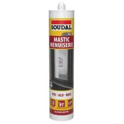 SOUDAL Silicone Gris MENUISERIE Fenêtres Et Vitres Snjf - 280 Ml