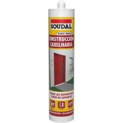 Silicone De Construction Neutre Blanche 290ml 115786 Soudal.