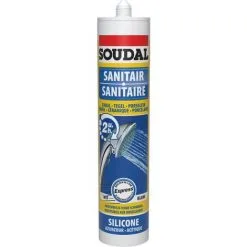 Mastic Silicone Sanitaire Soudal Express 300ml