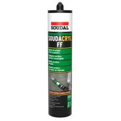 SOUDAL Mastic Acrylique Soudacryl FF 300 Ml - Brun
