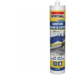 Soudal Silicone élastique W060108170 - Transparent 300ml