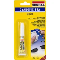 E3/96427 CYANOACRYLATE INSTANTANÉ D'UTILISATION UNIVERSELLE 3GR 100072 SOUDAL.