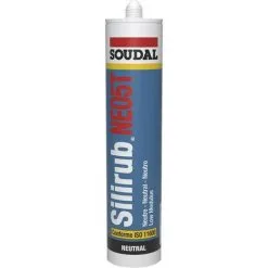 Mastic Silicone Soudal Silirub NEO5 - SNJF 300ml Blanc Intense