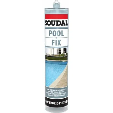 SOUDAL Cartouche Mastic Colle Spécial Piscine 290ml 4 SOUDAL Cartouche Mastic Colle Spécial Piscine 290ml – Image 4